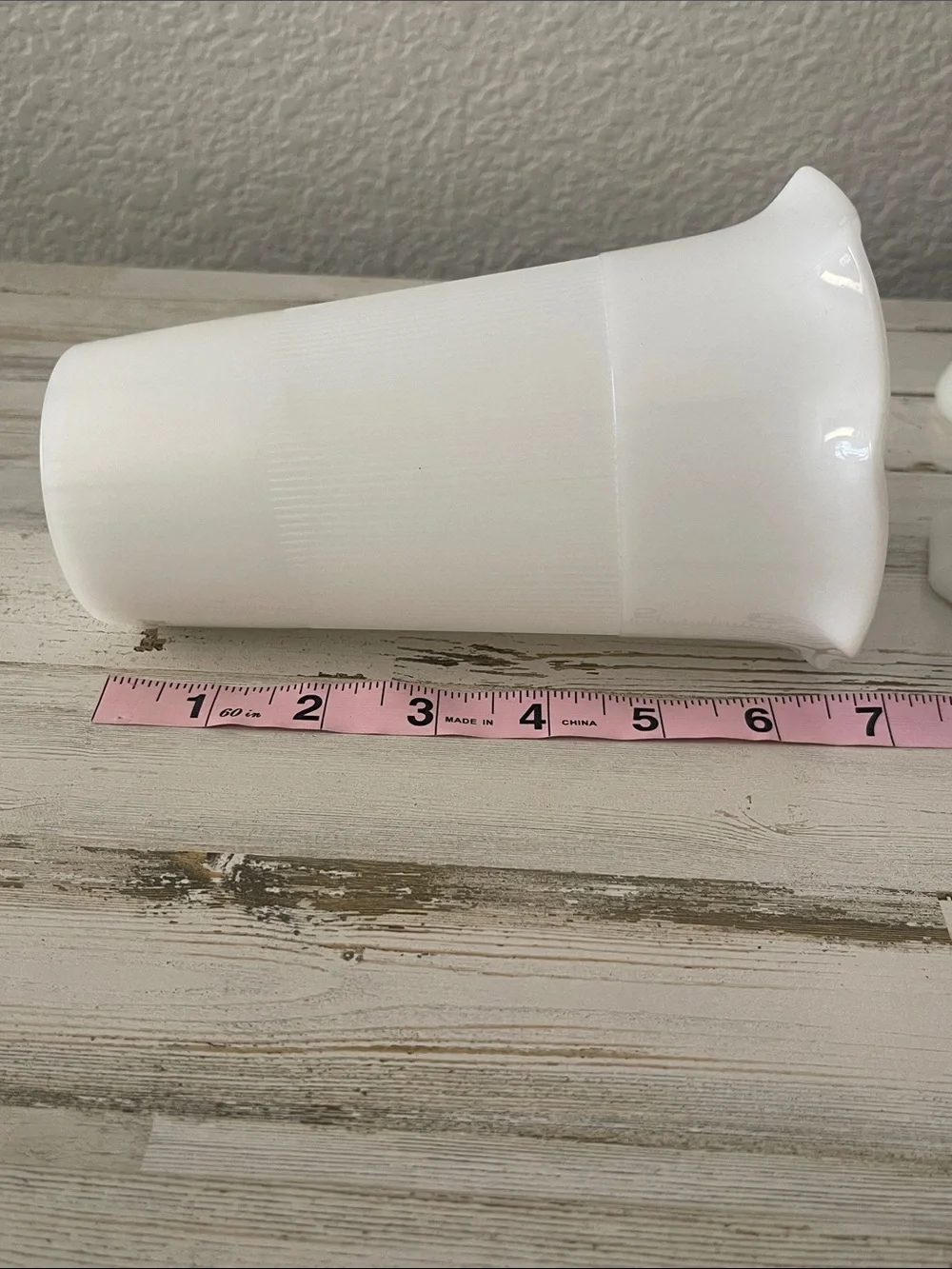Vintage White Milk Glass Bud Vase Lot Set of 3